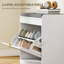 5 Pair Flip Down Shoe Storage