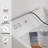 Basic Nightstand With Charging Station And LED Lighting, 2 Drawers-174686588