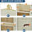 144QT-630QT Stackable Storage Bins with Magnetic Doors & Wheels, Foldable Plastic Storage Drawers-2048029345