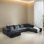 Canapé modulaire de coin avec repose-pieds 6 pièces pour salon-1577759875