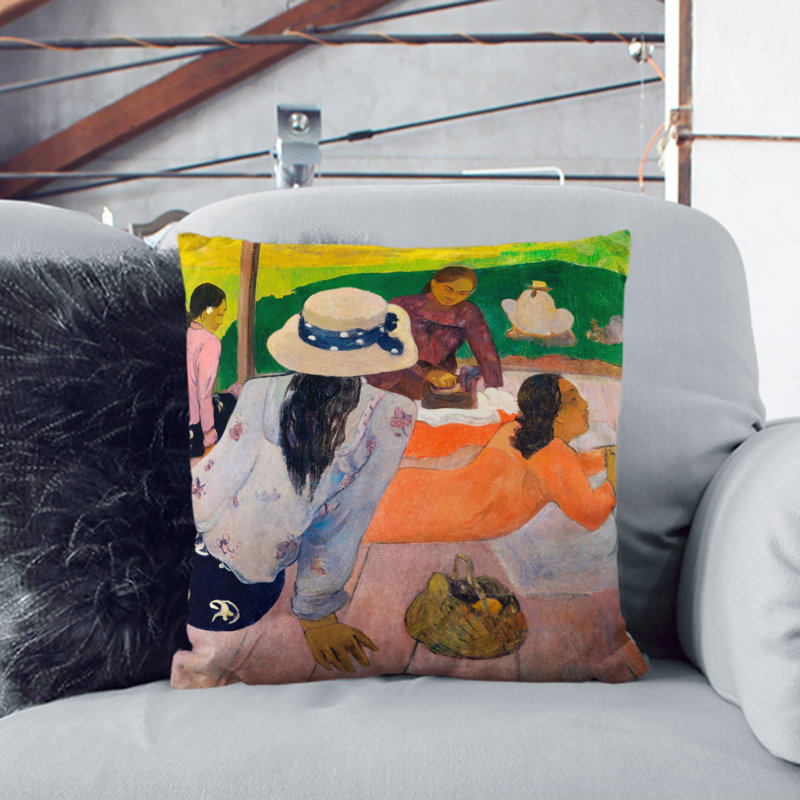 The Siesta Scatter Cushion with Filling, 40cm H x 40cm W x 15cm D, White