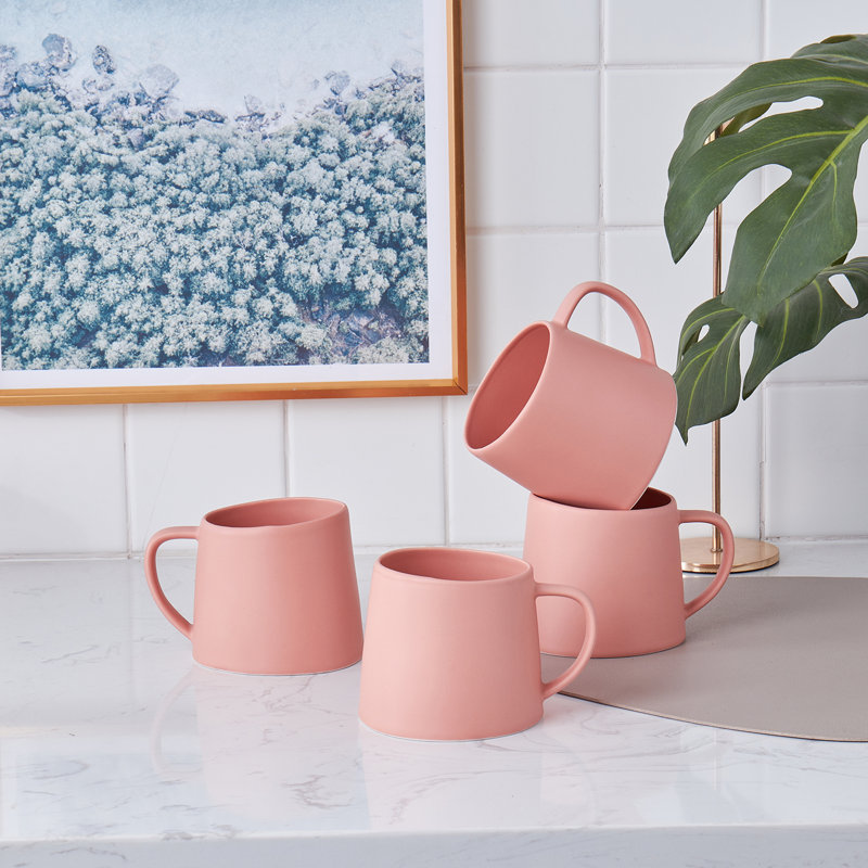 Stone Lain Delilah Mug Set Porcelain, Terracotta