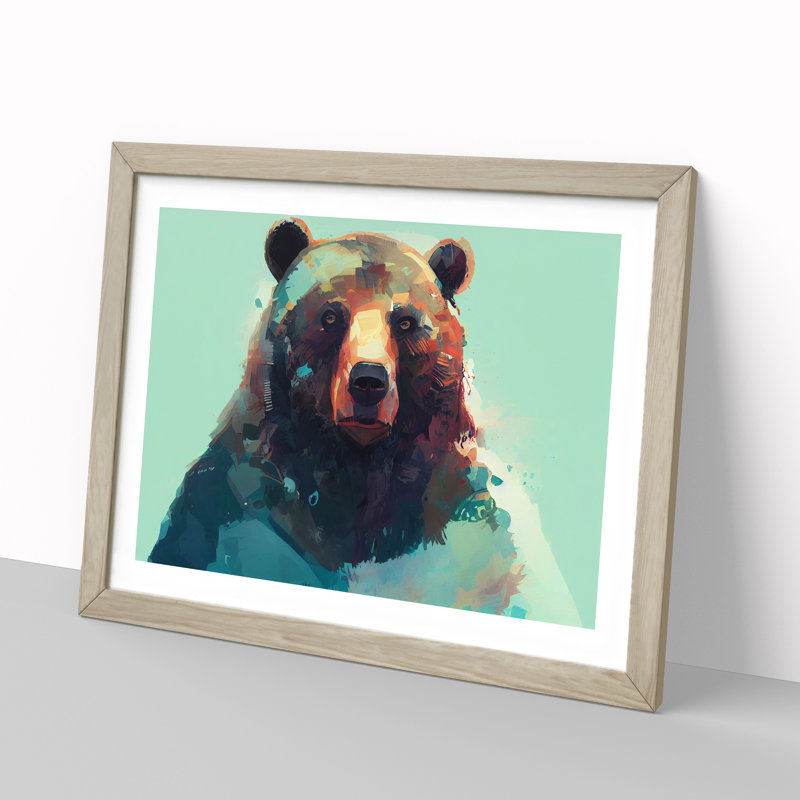 Bear Vol.5 - Framed Print, 25cm H x 34cm W x 2cm D