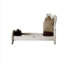 Lit Sicily, cadre sculpté classique, similicuir gris touffeté-112254055-122056821
