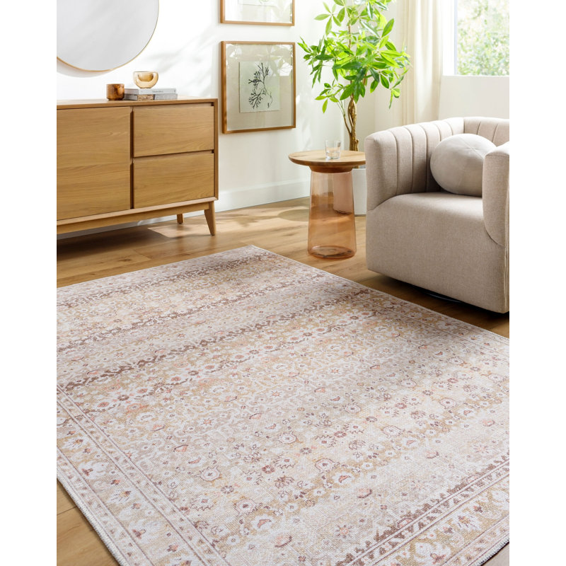 Gess Machine Washable Area Rug, Rectangle 7'11" x 10'2"