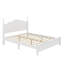 Lit plateforme, cadre de lit en bois de style rétro avec tête de lit-20755727-20755720