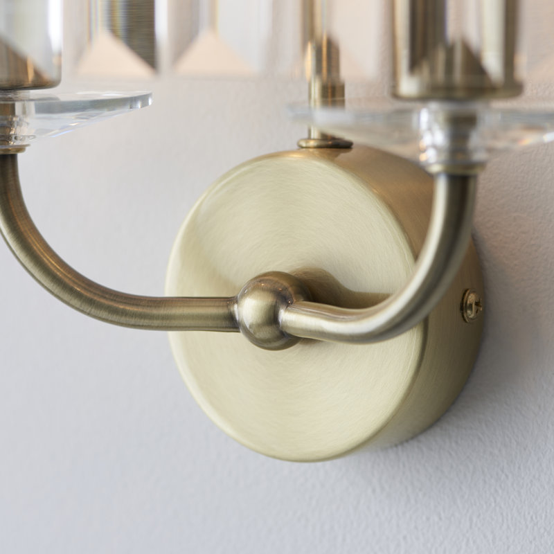 Bothell Abishai 2-Light Wall Sconce, Brass