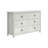 Mucci 47"W Transitional Modern White 6 Drawer Dresser-2047332959
