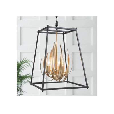 Marceen 3 - Light LED Lantern Square / Rectangle Chandelier
