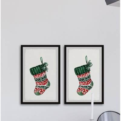Chamberlain Chamberlain The Socks Are Hung - 2 Piece Single Picture Frame Painting