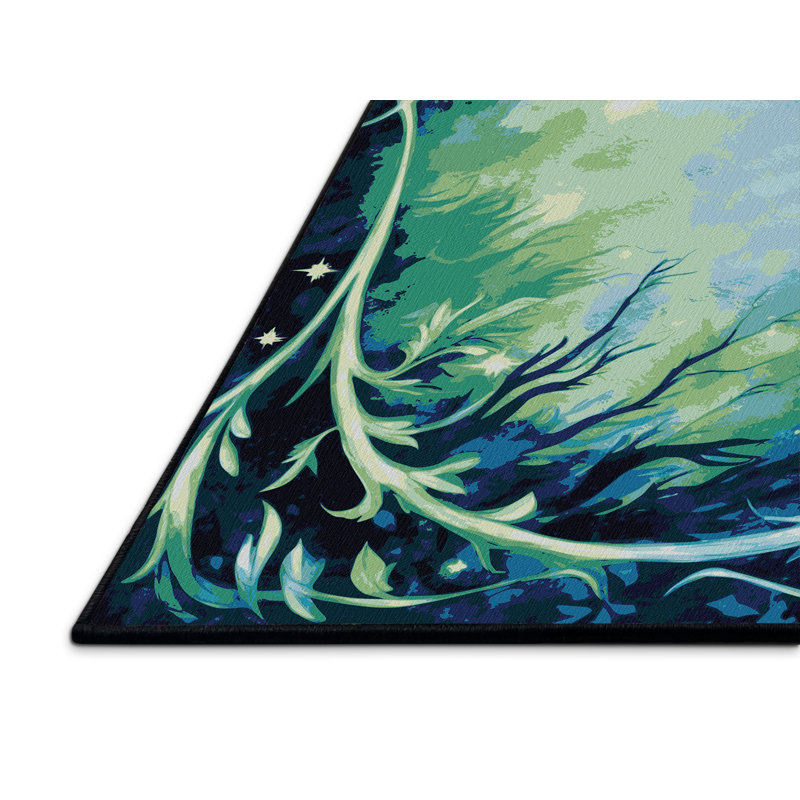Starlit Thicket Rug, Round 4'