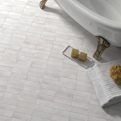 Coco 2" x 6" Porcelain Brick Look Subway Wall & Floor Tile