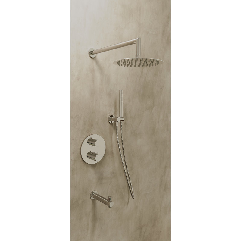 Thermostatic All-In-One Kit with Rough in-Valve