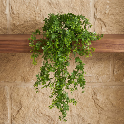 Artificial Hanging Plants Fire / UV Resistant 81 cm H Faux Fern Plant