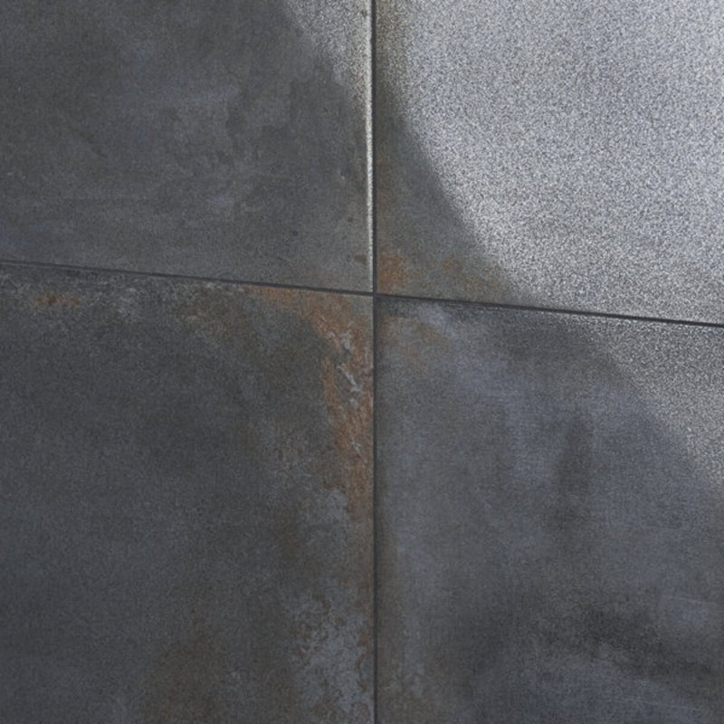 Angela Harris Flatiron 24X48 Semi-Polished Porcelain Tile, Black