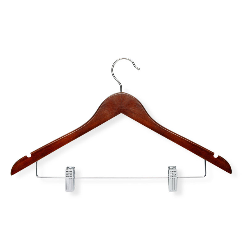 Myndi Non-Slip Hangers With Clips for Skirt/Pants