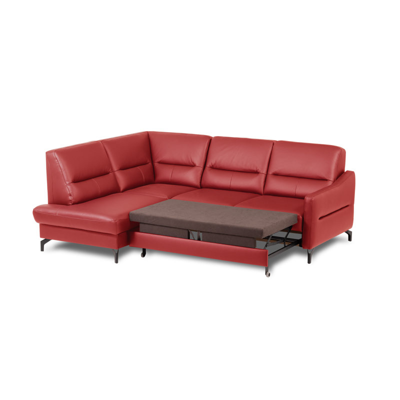 4 Seater Corner Sofa , Red, Left Hand Facing