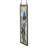 9" Wide X 20" High Iris Stained Glass Window