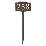 Serif 1-Line Lawn Address Sign