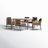 Becton Rectangular 6 - Person Dining Set with Cushions