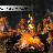 29'' Round Steel Fire Pit Log Grate