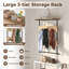 Sokoya Wall Mounted Coat Rack