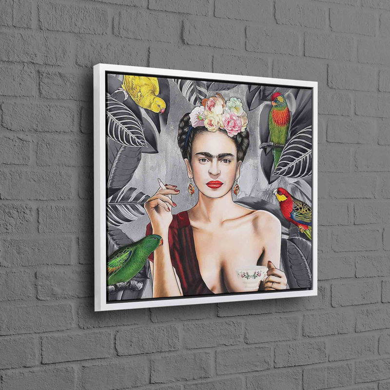 1 Piece Wall Art on Canvas, 70 cm H x 70 cm W, Framed Print without Mat, White