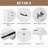 Elzadie Single Bathroom Vanity with Ceramic Top-305573238