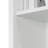 Accent Storage Cabinet with Doors in Pure White and Shiplap Gray-1458176935
