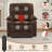 EONIX Wide Lay Flat Power Lift Recliner Chair for Elderly, Oversized Lift Chair with Heat and Massage, 400lbs Heavy Duty Electric Lift Recliner Sofa with Cup Holders and Charging Ports, Coffee-117579654