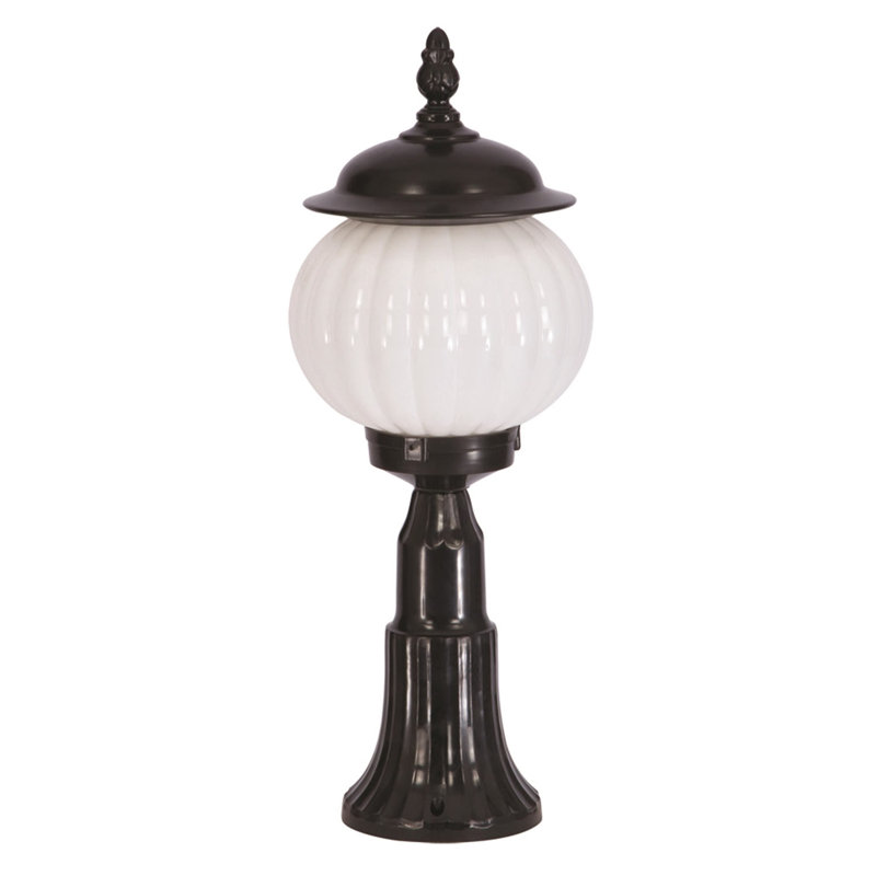 Outdoor Wall Lamp, Black ABS Body, 23.0 x 23.0 cm (23.2 x 9.1 inches) | E27 Socket, Max 40W, IP65 Rated, Acrylic Cap | Stylish Industrial Design for Traditional & Nostalgic Homes, Weatherproof Lighting