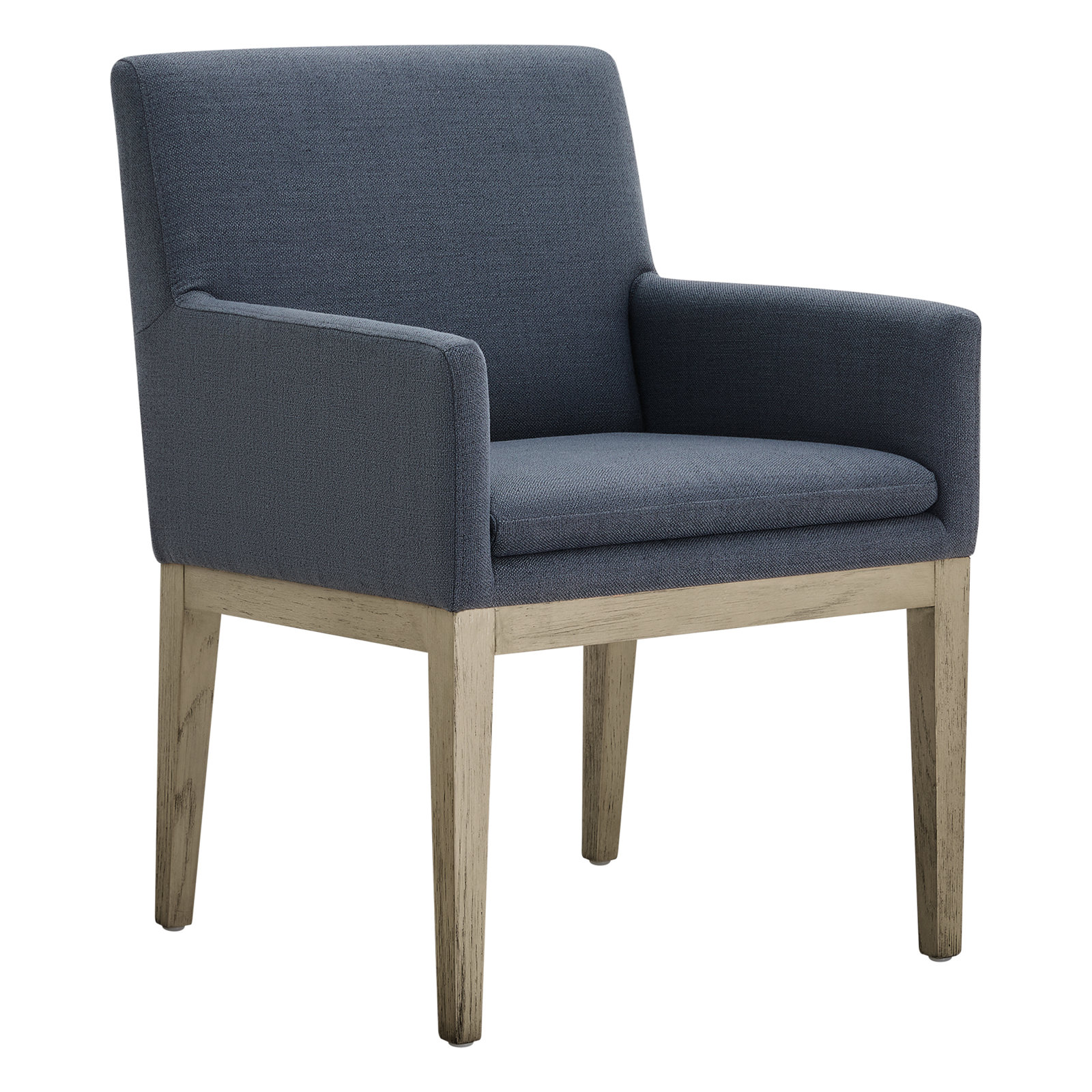 Bethea Dining Armchair, Performance Linen Effie Indigo