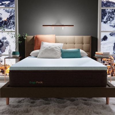 Zenwave 3"" Memory Foam Topper With Coppercell -  Ergo-Pedic, T3CBDP-F75