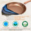NutriChef aluminium antiadhésif 8 po
