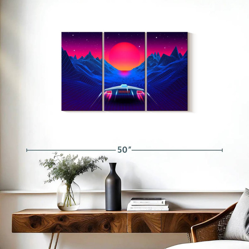 Kelan Synthwave Adventure, 20" H x 33" W