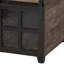 Table basse avec portes coulissantes