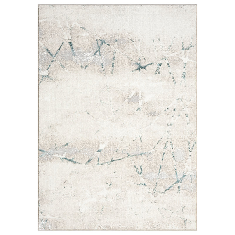 Myloh Modern Abstract Performance Indoor Area Rug, Rectangle 9' x 12'