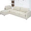 Grand lit blanc avec tablettes, idéal pour les petits appartements, peu encombrant, conception confortable, fabrication de qualité