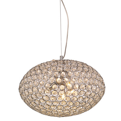 Gerard 4 - Light Silver Sphere Pendant