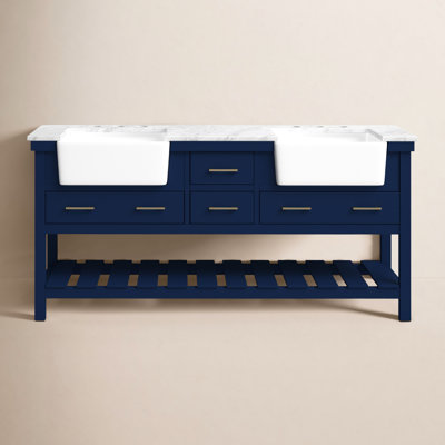 Pelaghia 72'' Double Bathroom Vanity