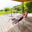 Yasser Square Metal Outdoor Bar Table , 65cm cm W 65cm cm D-1415917441