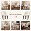 49cm H Fabric Upholstered Side Chair in Light Brown-134554941