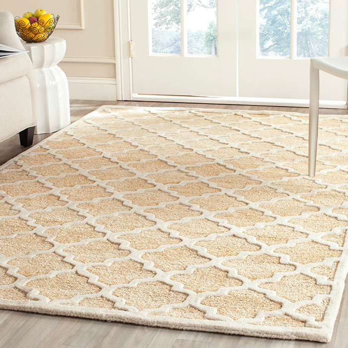 Tapis géométrique touffeté à la main Precious, Rectangle 4 pi x 6 pi