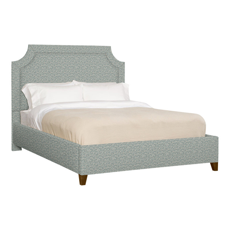 Audrey/Asher Upholstered Bed, No, Tuck Water, Havana