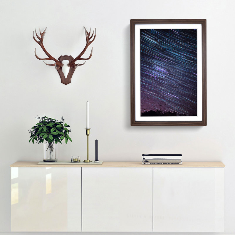 Stars over Spain - Framed Print, 48cm H x 36cm W x 2cm D, Walnut Framed