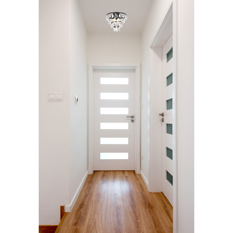 Bryd Flush Mount, 11" H x 12" W x 12" D, Black