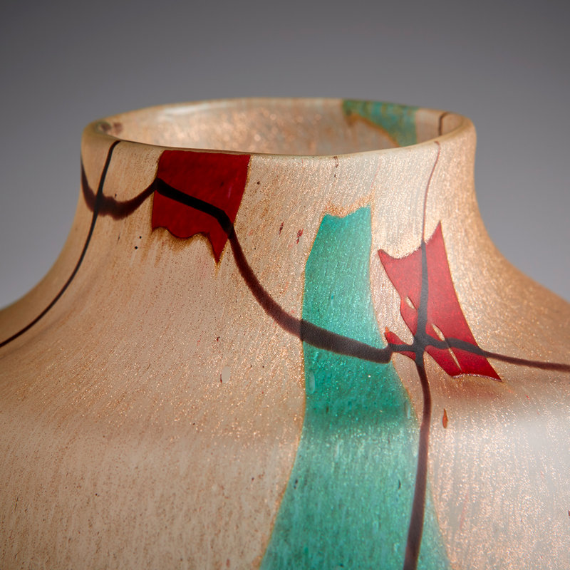 Cuzco Handcrafted Glass Table Vase