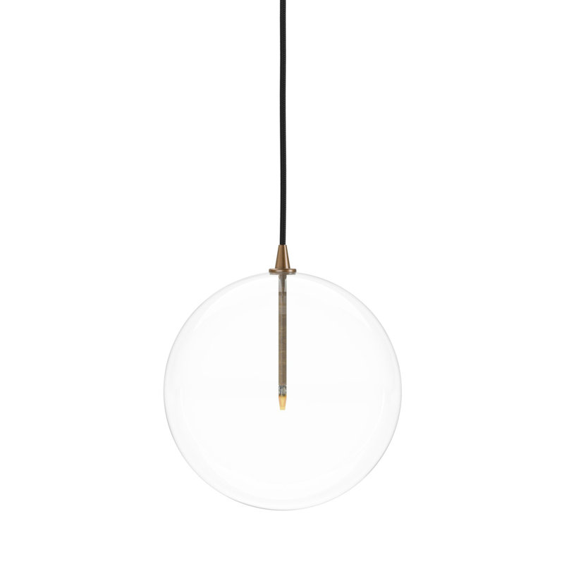 Jussica 1 - Light Pendant, 124.25" H x 7.87" W x 7.87" D, Heritage Bronze Brass