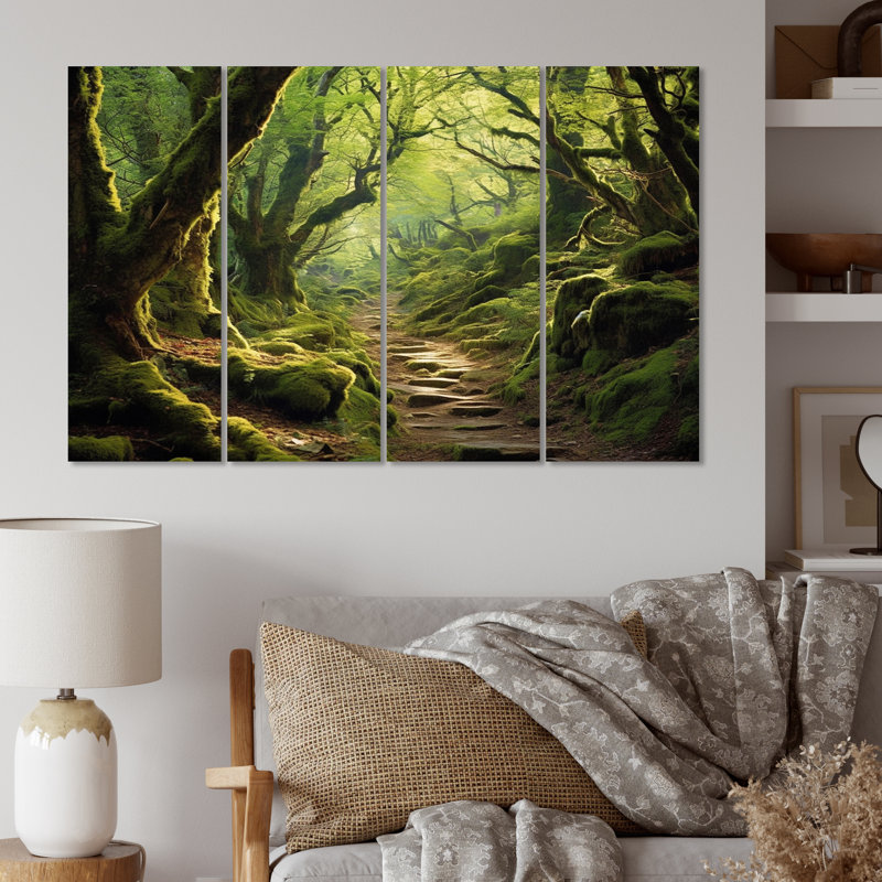 Ensemble de 4 décorations murales Woodland Serenity
