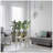 Set Of 3 Tall Planters With Drainage Hole, 28" Outdoor Flower Pots, Indoor Planters For Porch Patio And Deck-1967244271